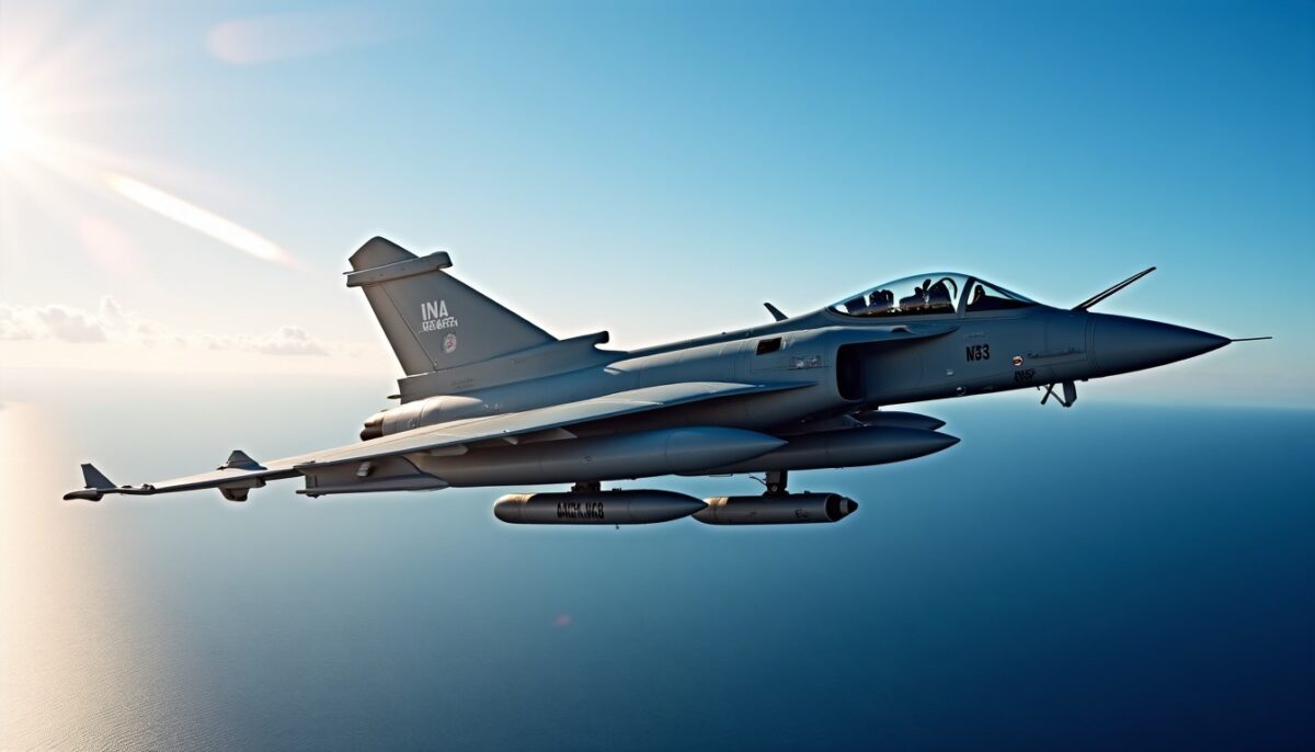 Succès pour la Marine française : un Rafale embarqué largue avec précision deux bombes AASM 1000