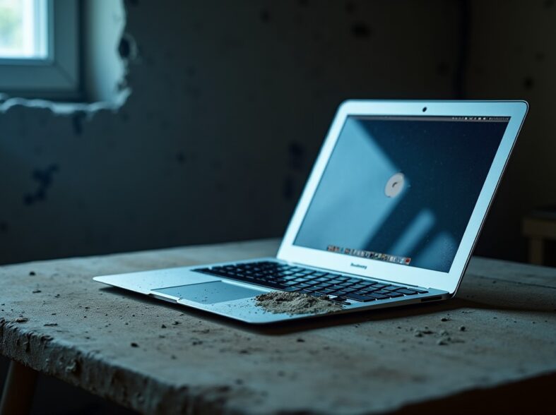 Résilience étonnante : un MacBook Air ukrainien arrête un éclat d’obus et poursuit son fonctionnement intact